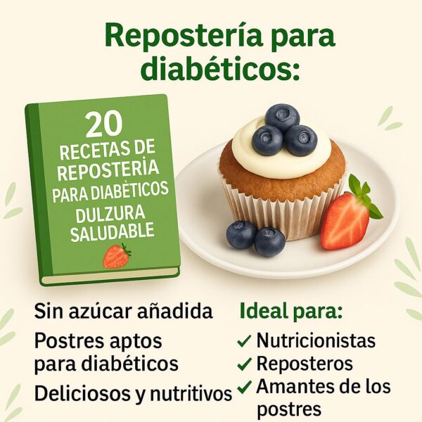 REPOSTERIA PARA DIABETICOS, DULZURA SALUDABLE!!!