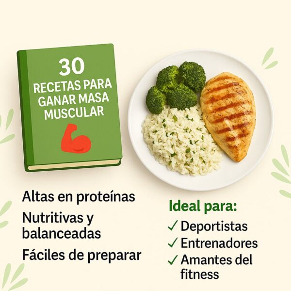 30 RECETAS PARA GANAR MASA MUSCULAR!