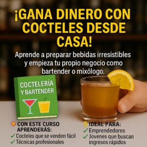 COCTELERIA Y BARTENDER!