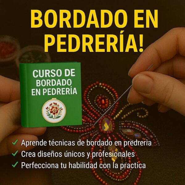 BORDADO EN PEDRERIA