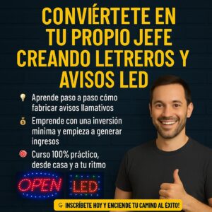 LETREROS Y CUADROS LED