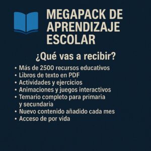 MEGAPACK DE APRENDIZAJE ESCOLAR