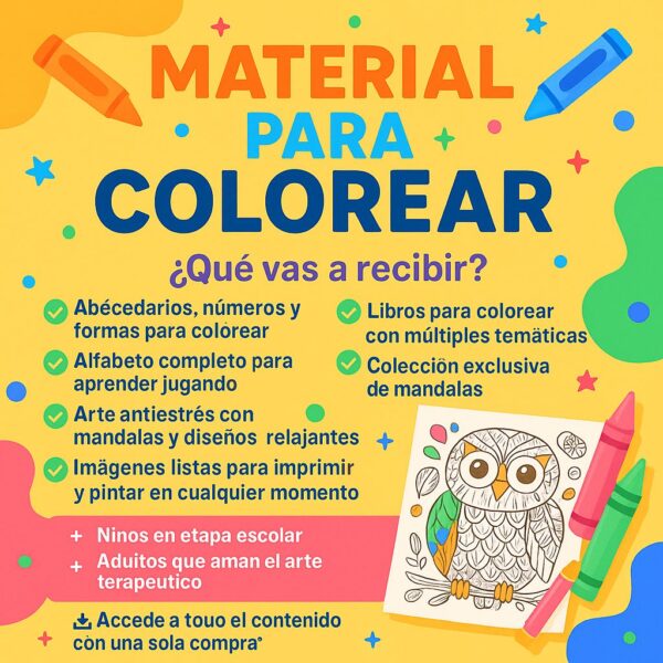 MATERIAL PARA COLOREAR