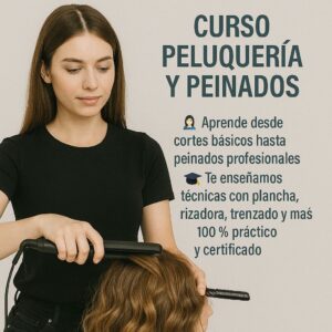 CURSO PELUQUERIA Y PEINADOS