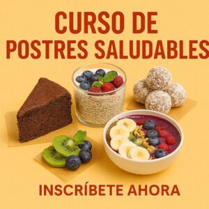 CURSO POSTRES SALUDABLES