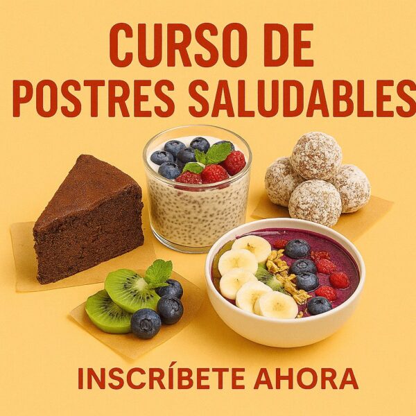 CURSO POSTRES SALUDABLES