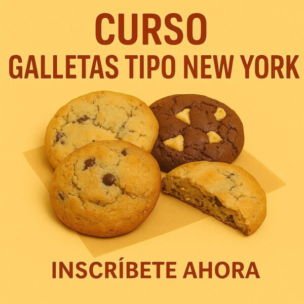 CURSO GALLETAS TIPO NEW YORK