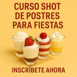 CURSO SHOT DE POSTRES PARA FIESTAS