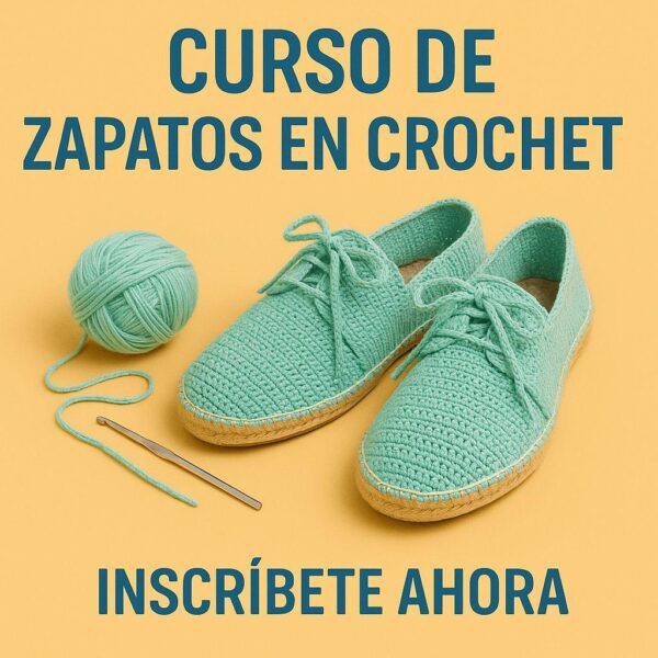 CURSO DE ZAPATOS EN CROCHET