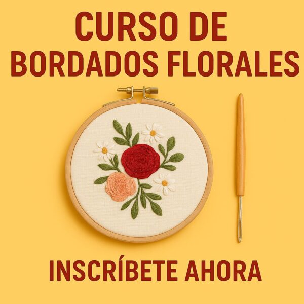 CURSO DE BORDADOS FLORALES